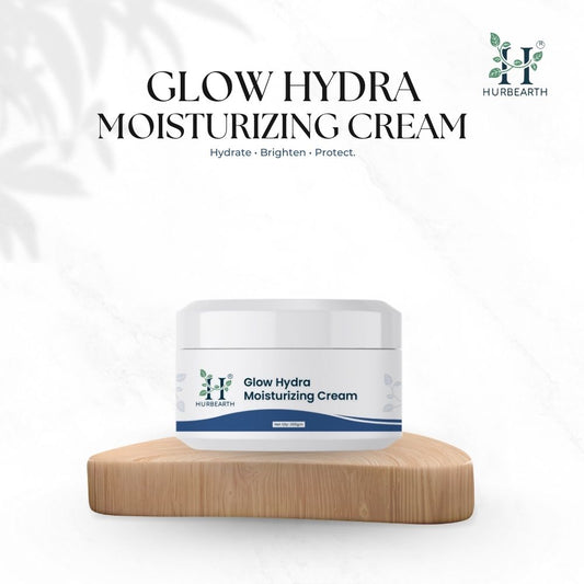 HURBEARTH Glow Hydra Moisturizing Cream with Niacinamide & Glutathione – Deep Hydration & Brightening Face Cream – Shea Butter & Vitamin E