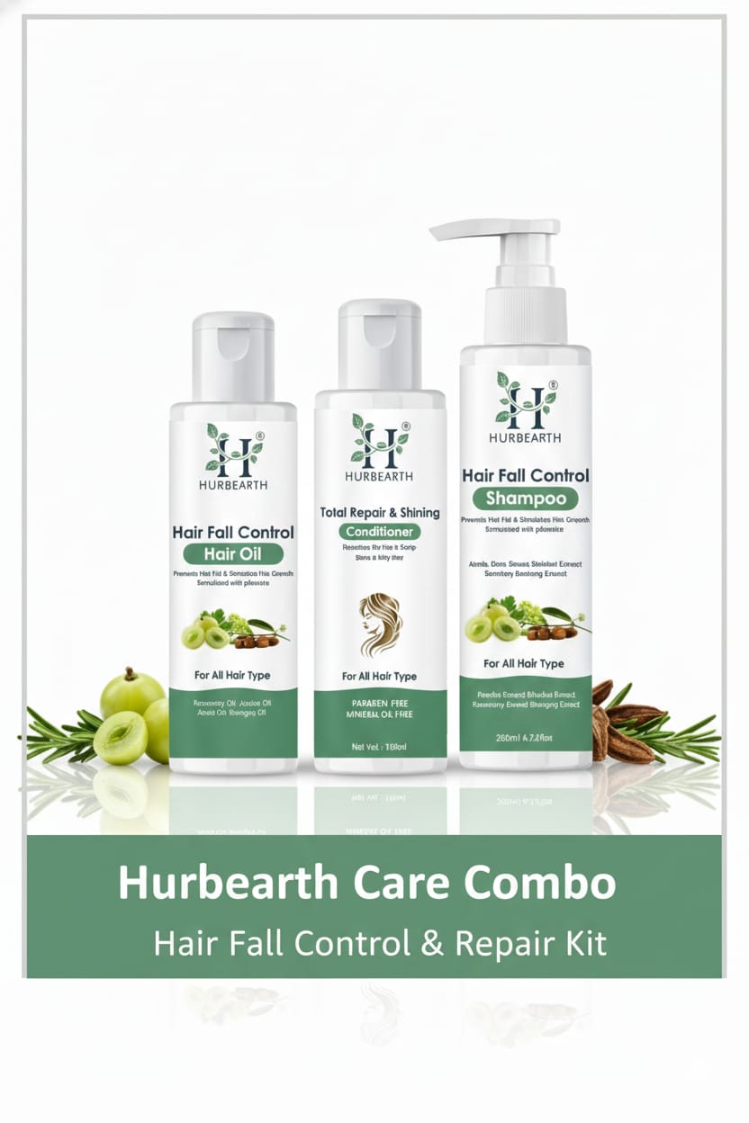 Hurbearth Care Combo - Hair Fall Control & Repair Kit
