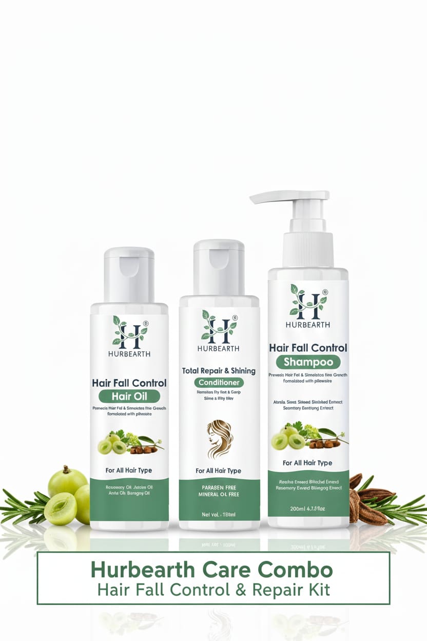 Hurbearth Care Combo - Hair Fall Control & Repair Kit