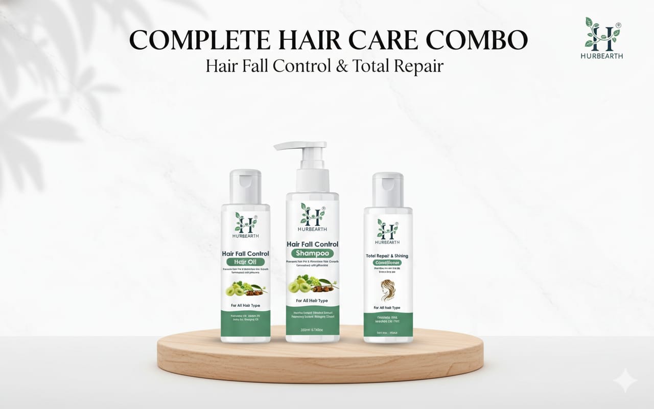 Hurbearth Care Combo - Hair Fall Control & Repair Kit