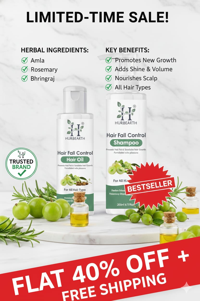 Hurbearth Care Combo - Hair Fall Control & Repair Kit